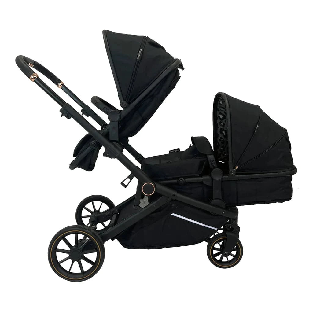 My Babiie MB33 Tandem Pushchair - Dani Dyer Black Leopard - Damaged Box