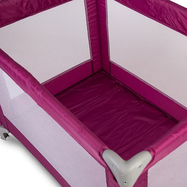 Red Kite Sleeptight Travel Cot - Raspberry -  | For Your Little One