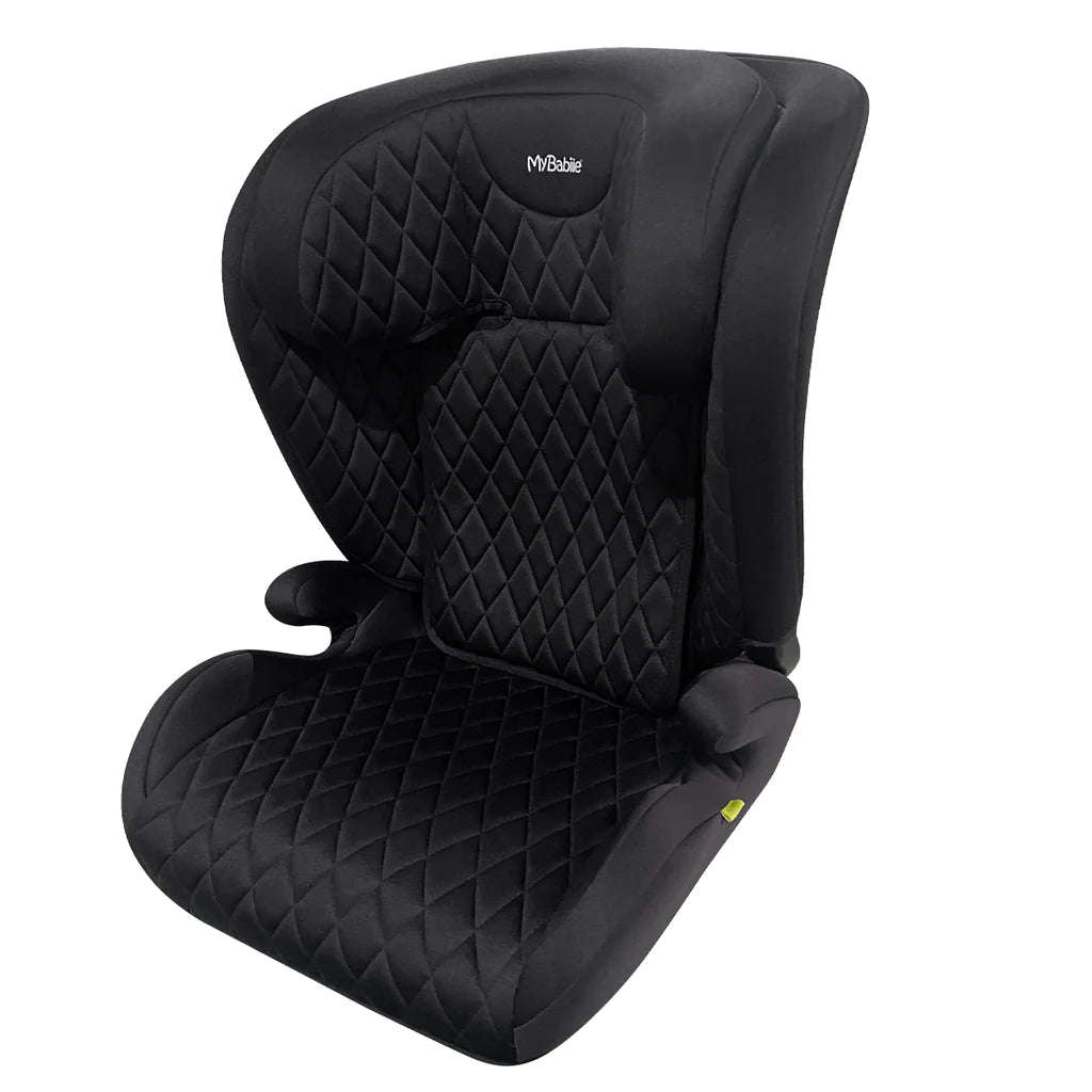 My Babiie MBCS23 i-Size (100-150cm) High Back Booster Car Seat - Billie Faiers Quilted Black   