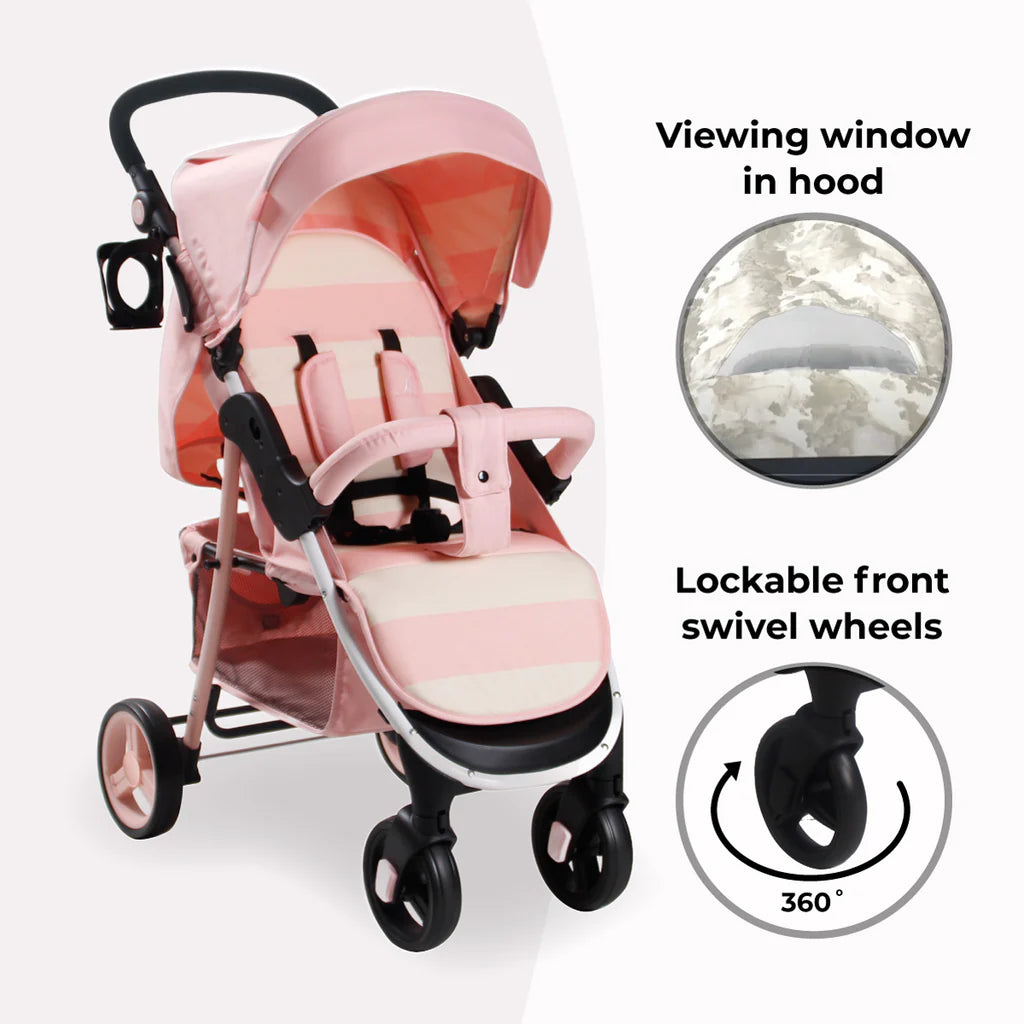My Babiie MB30 Billie Faiers Pink Stripes Pushchair -  | For Your Little One