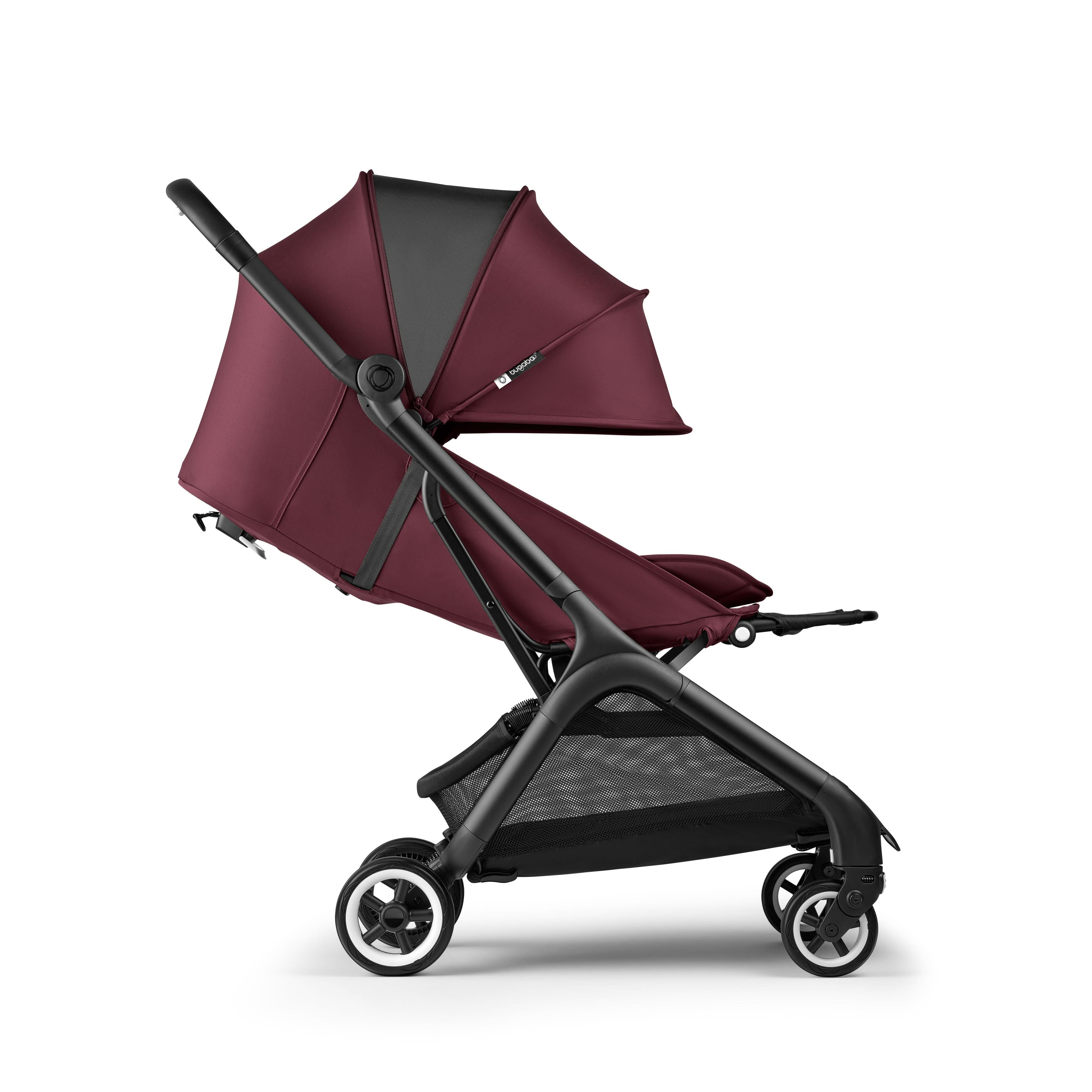 Bugaboo Butterfly + Turtle Travel System Bundle With Bumper Bar - Dark Cherry