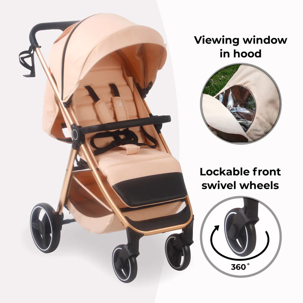 My Babiie MB160 Pushchair - Billie Faiers Rose Gold Blush   