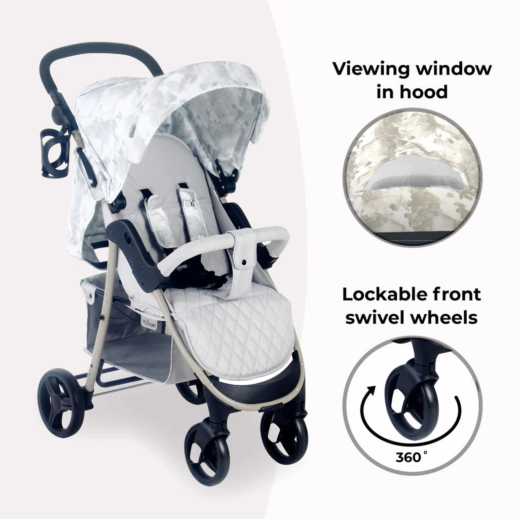 My Babiie MB30 Billie Faiers Grey Tie Dye Pushchair -  | For Your Little One