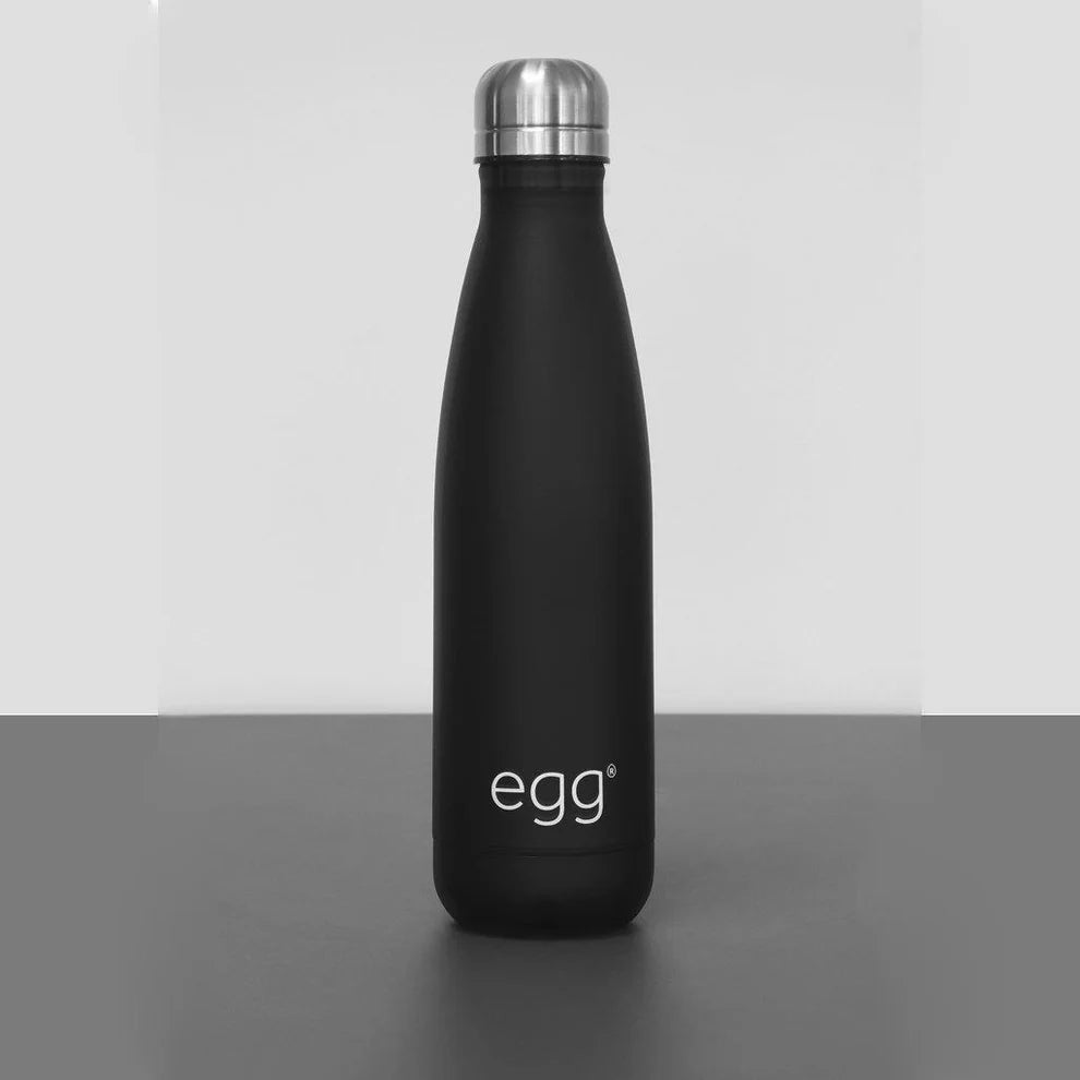 Egg Water Bottle - Matte Black -  | For Your Little One