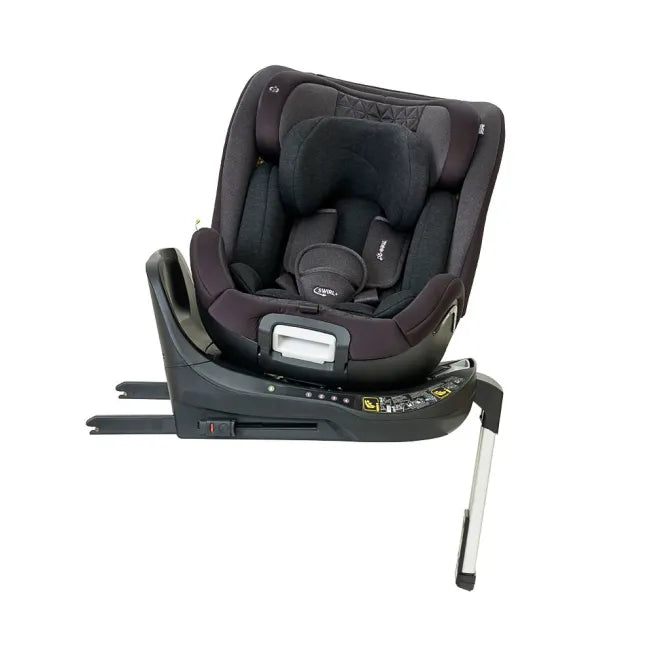 Mee-Go Swirl 360' 0-12yrs Newborn Car Seat - Black   