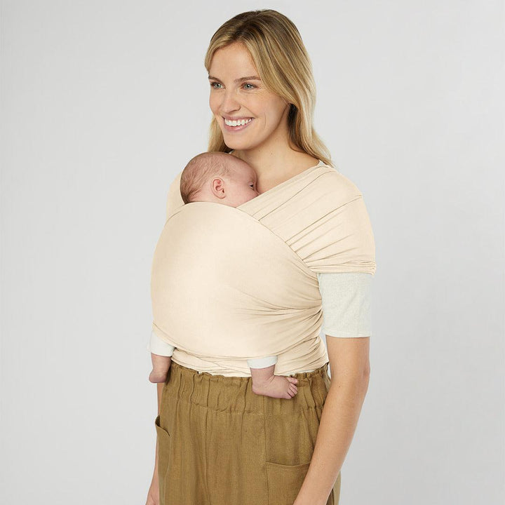Ergobaby Carrier Aura Wrap Sustainable Knit- Cream -  | For Your Little One