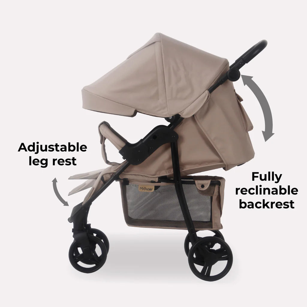 My Babiie MB30 Dani Dyer Taupe Plaid Pushchair -  | For Your Little One
