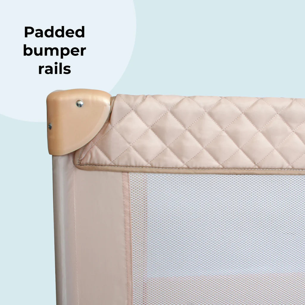My Babiie Blush Quilted Travel Cot -  | For Your Little One