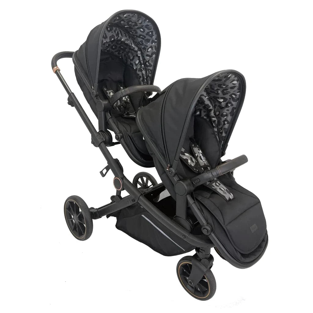 My Babiie MB33 Tandem Pushchair - Dani Dyer Black Leopard - Damaged Box