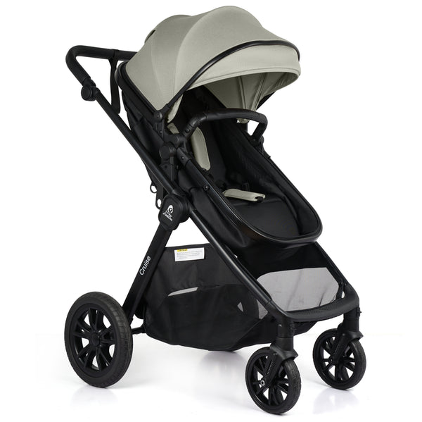 For Your Little One Cruise 3 In 1 Travel System With Car Seat - Pebble Sage (Free Cupholder And Seat Liner Included!)