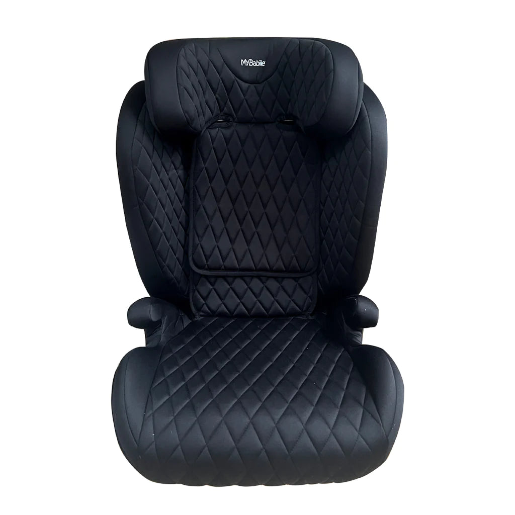 My Babiie MBCS23 i-Size (100-150cm) High Back Booster Car Seat - Billie Faiers Quilted Black   