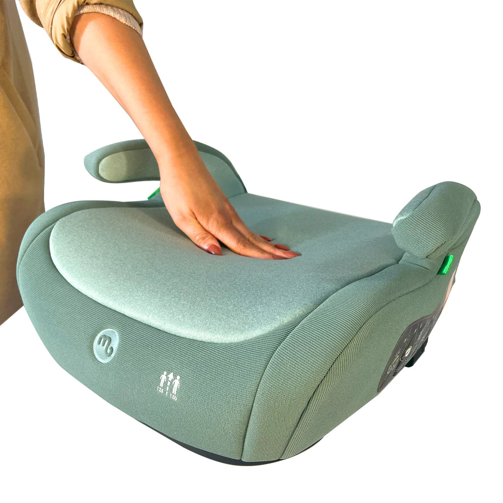 My Babiie i-Size Booster Car Seat - Green -  | For Your Little One