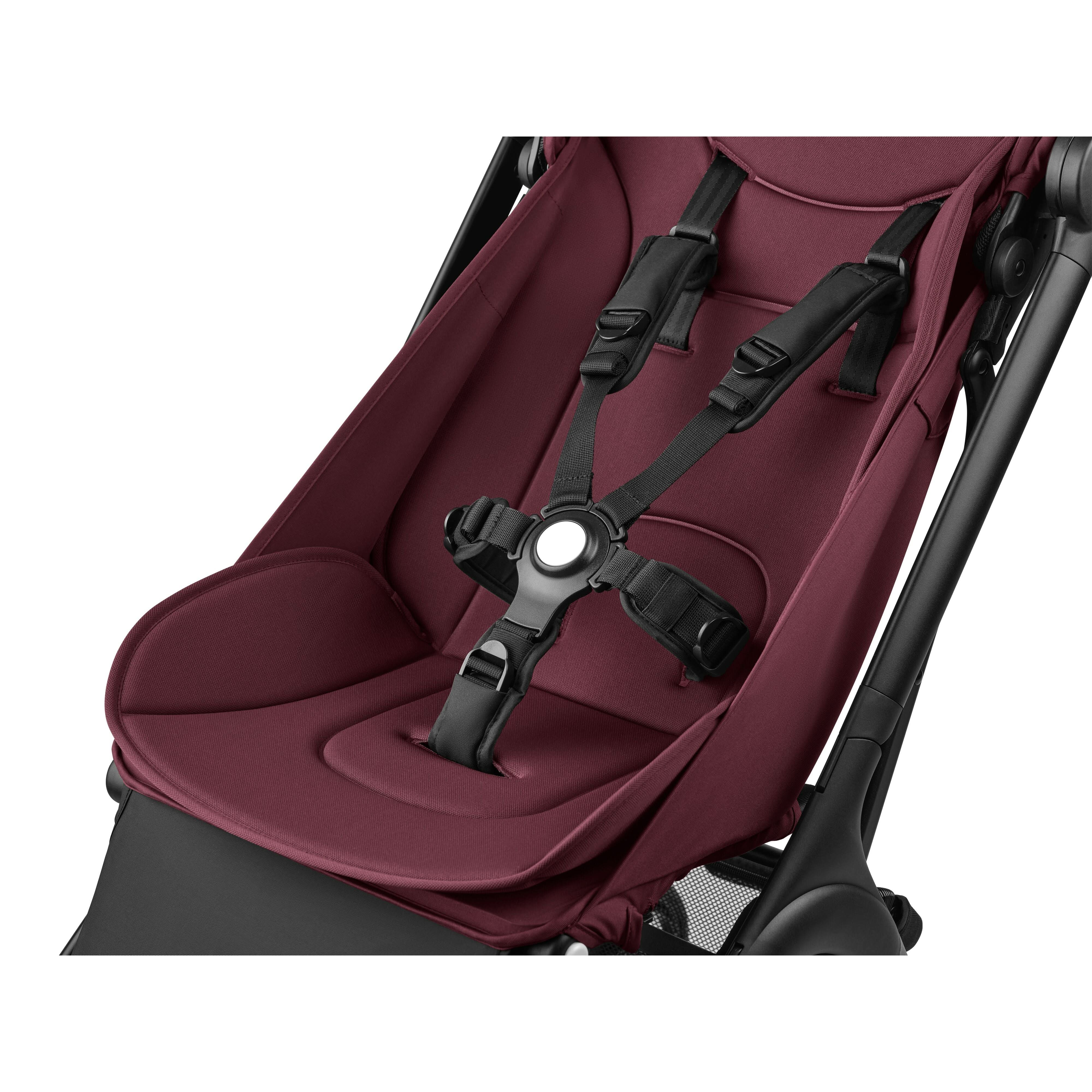 Bugaboo Butterfly + Turtle Travel System Bundle With Bumper Bar - Dark Cherry