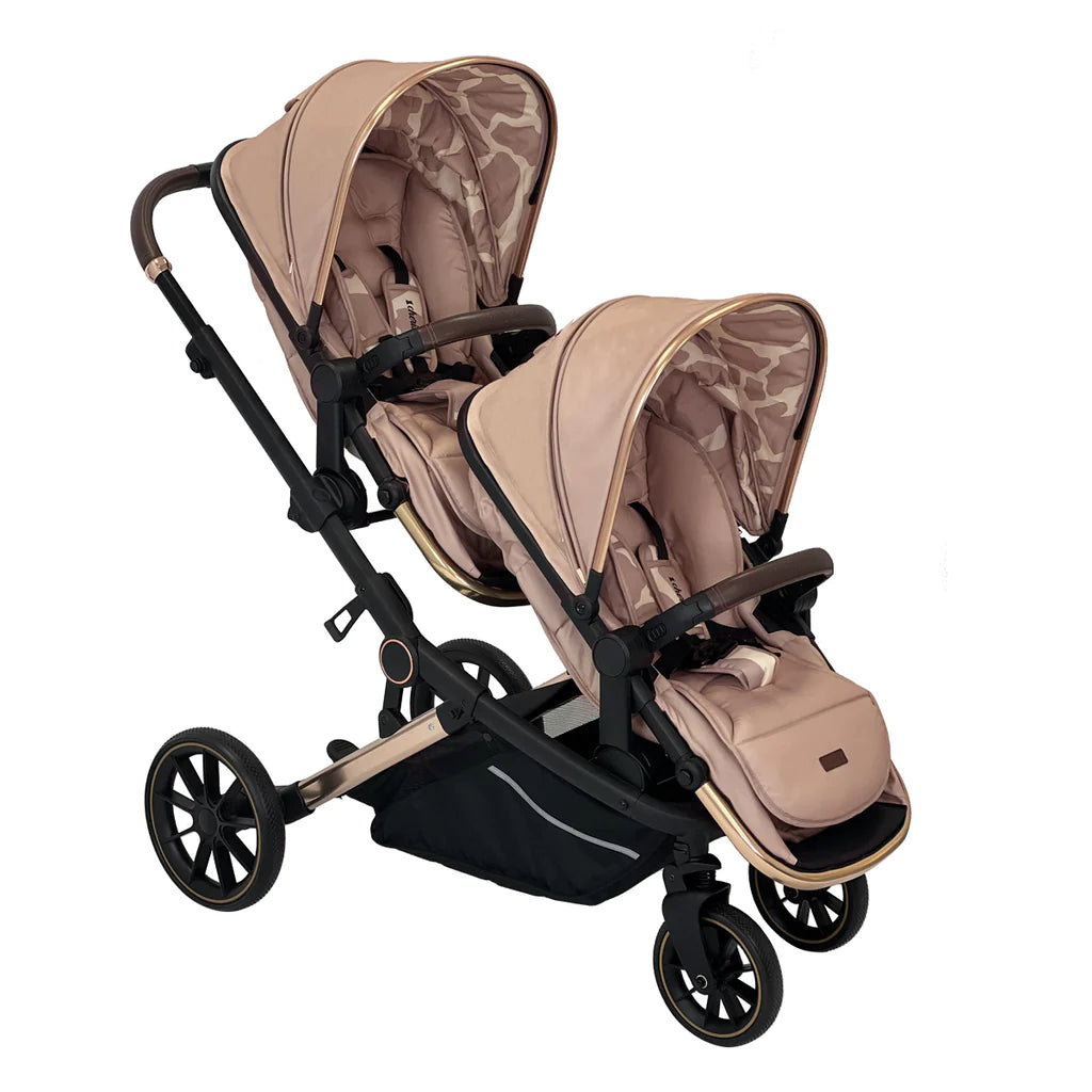 My Babiie MB33 Tandem Pushchair - Dani Dyer Giraffe -  | For Your Little One