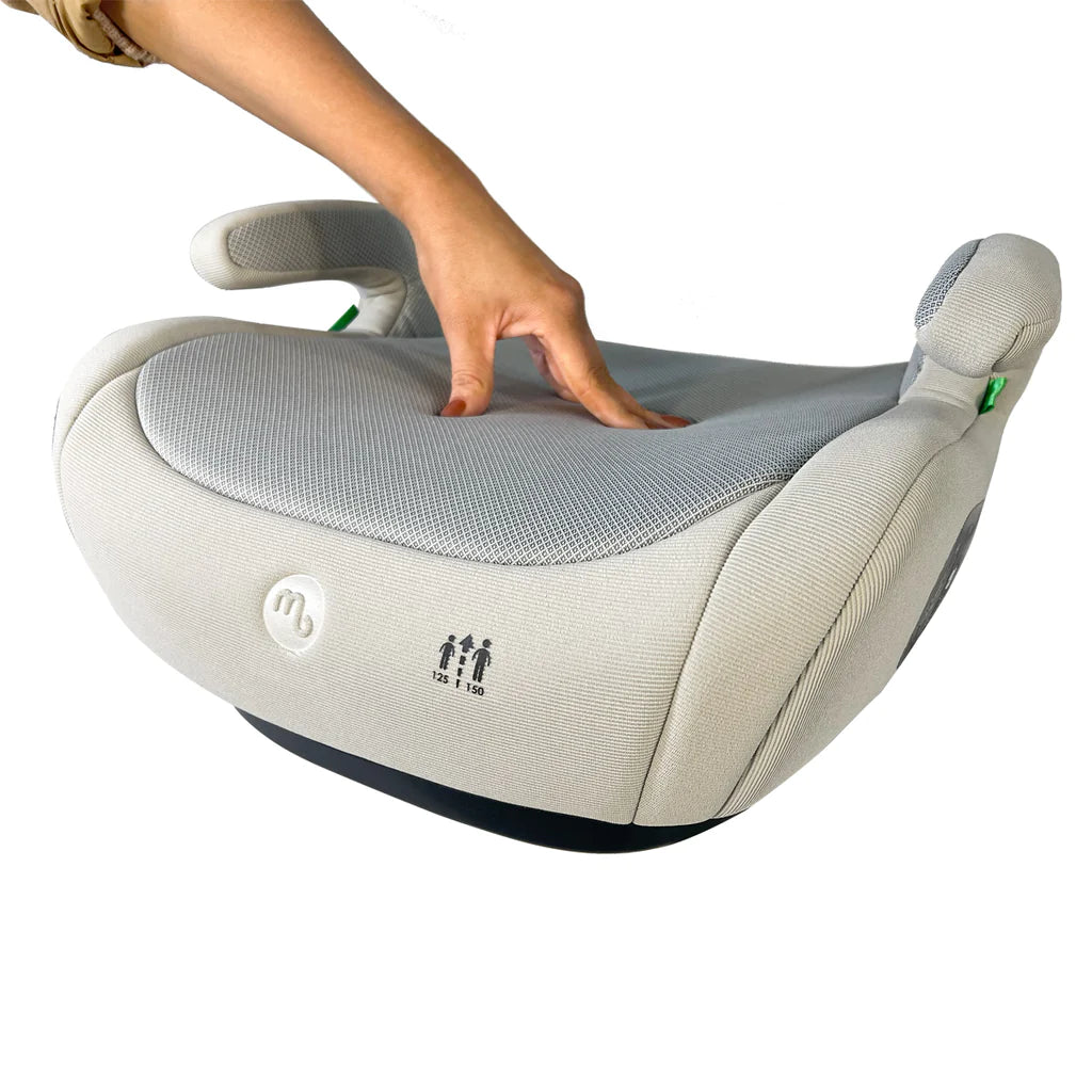 My Babiie i-Size Booster Car Seat - Stone -  | For Your Little One