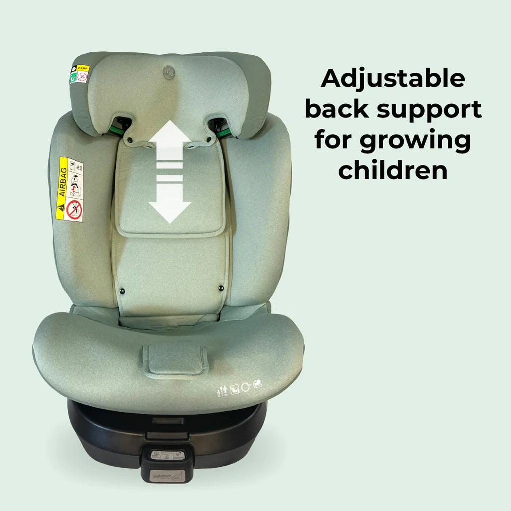My Babiie MBCSSPIN i-Size (40-150cm) Spin Car Seat - Green -  | For Your Little One