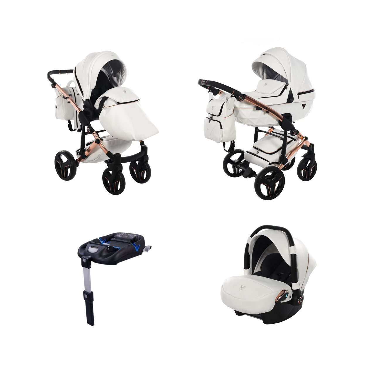 Junama S-Class 3 In 1 Travel System - White Yes  