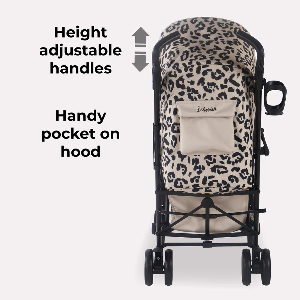 My Babiie MB51 Stroller - Dani Dyer Fawn Leopard   