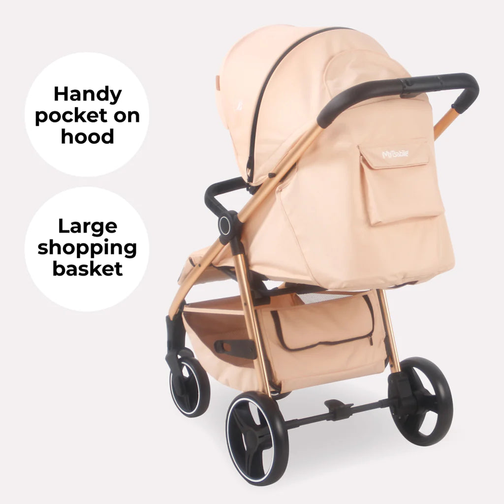 My Babiie MB160 Pushchair - Billie Faiers Rose Gold Blush   