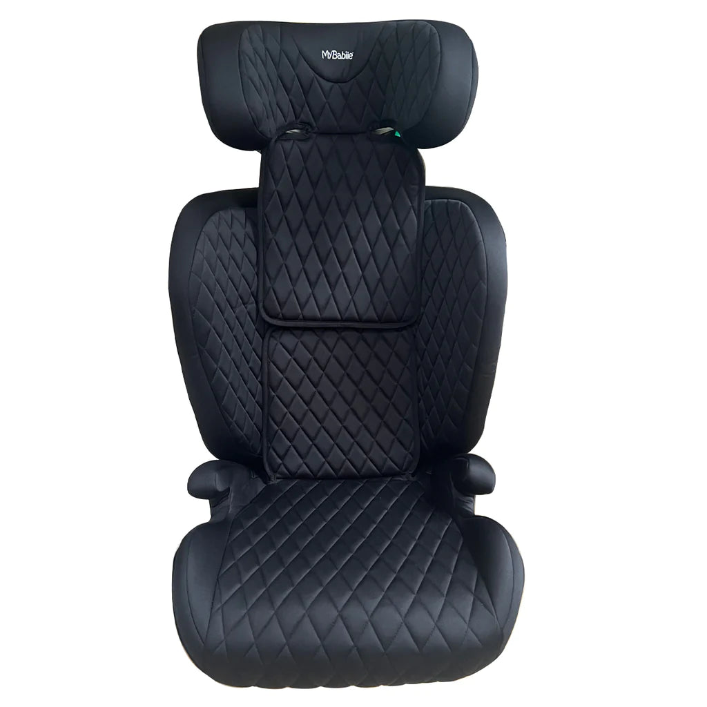 My Babiie MBCS23 i-Size (100-150cm) High Back Booster Car Seat - Billie Faiers Quilted Black   