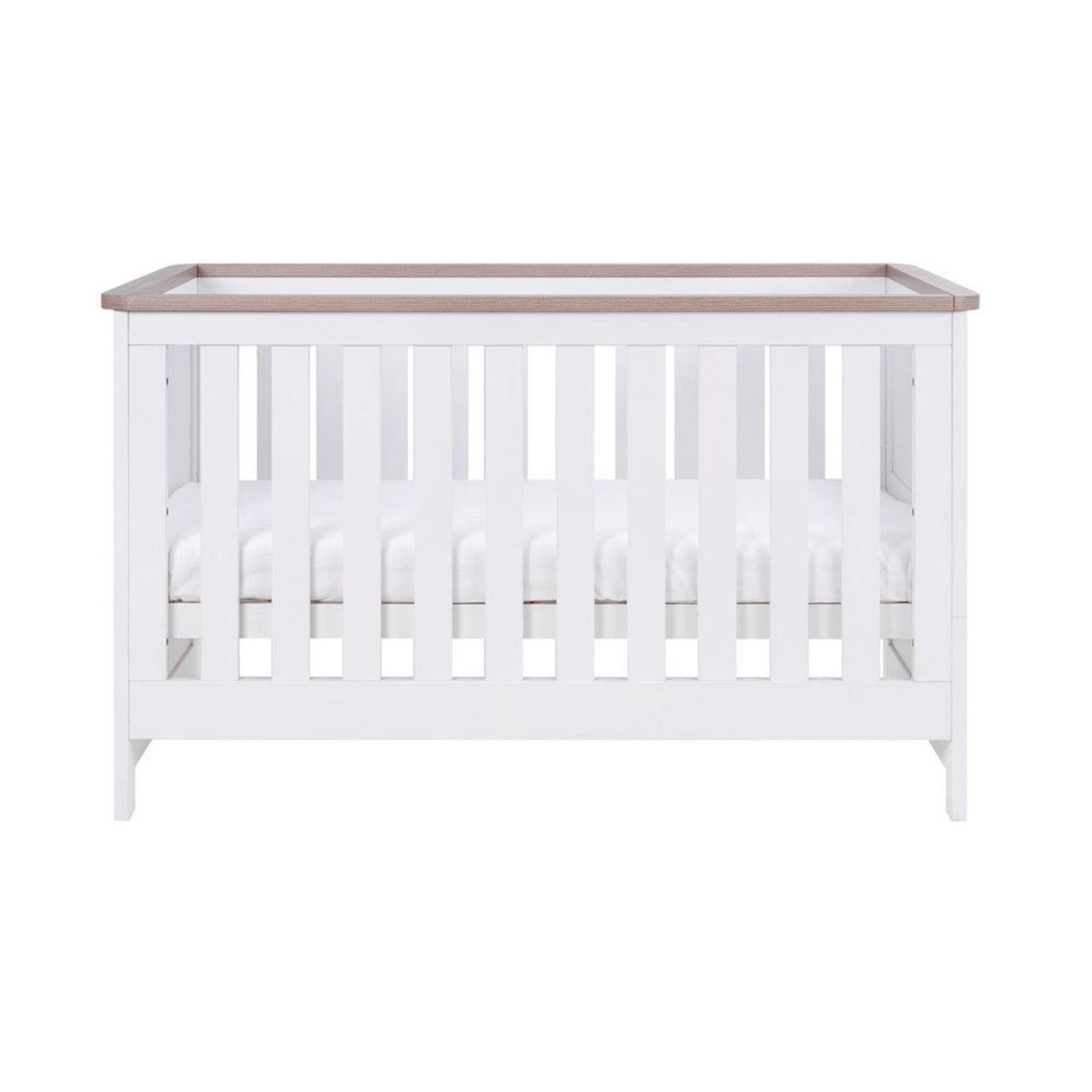 Tutti Bambini Verona Cot Bed - White/Oak -  | For Your Little One