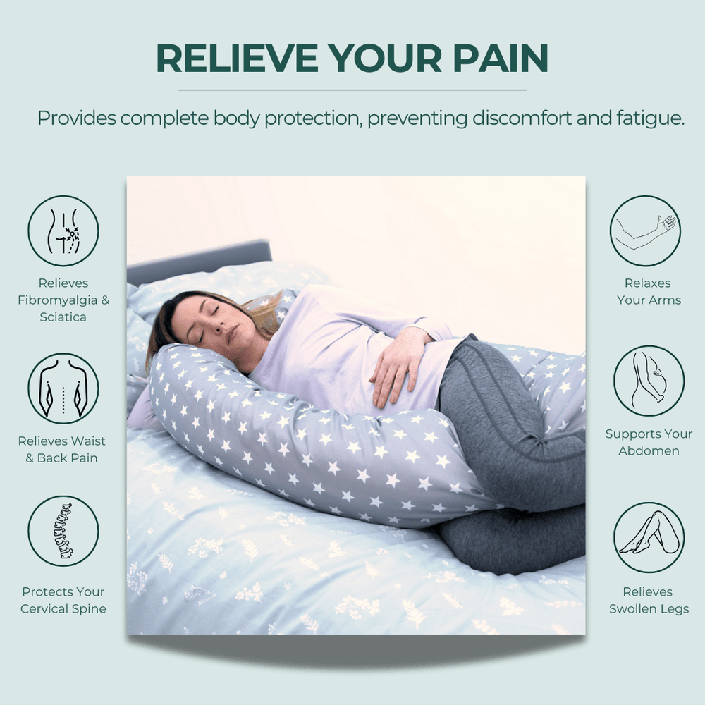 9 Ft Maternity Pillow And Case - Light Pink - For Your Little One