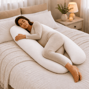 9 ft Maternity Pregnancy Pillow With Case - White - For Your Little One
