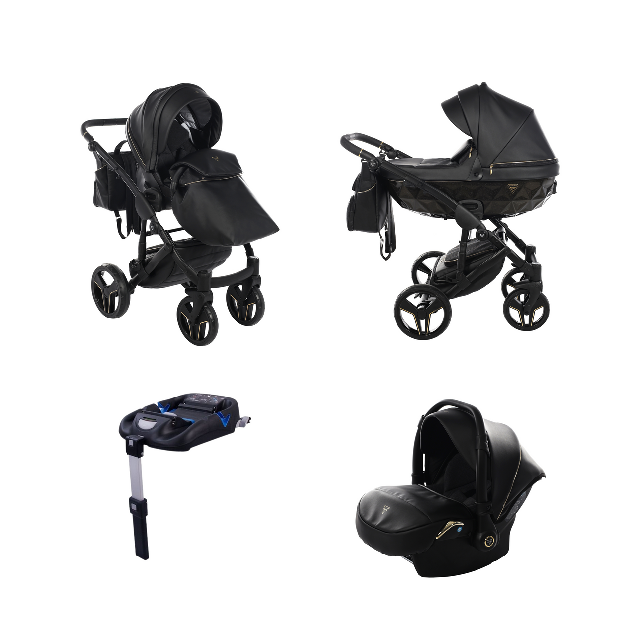 Junama S-Class 3 In 1 Travel System - Black - Yes | For Your Little One