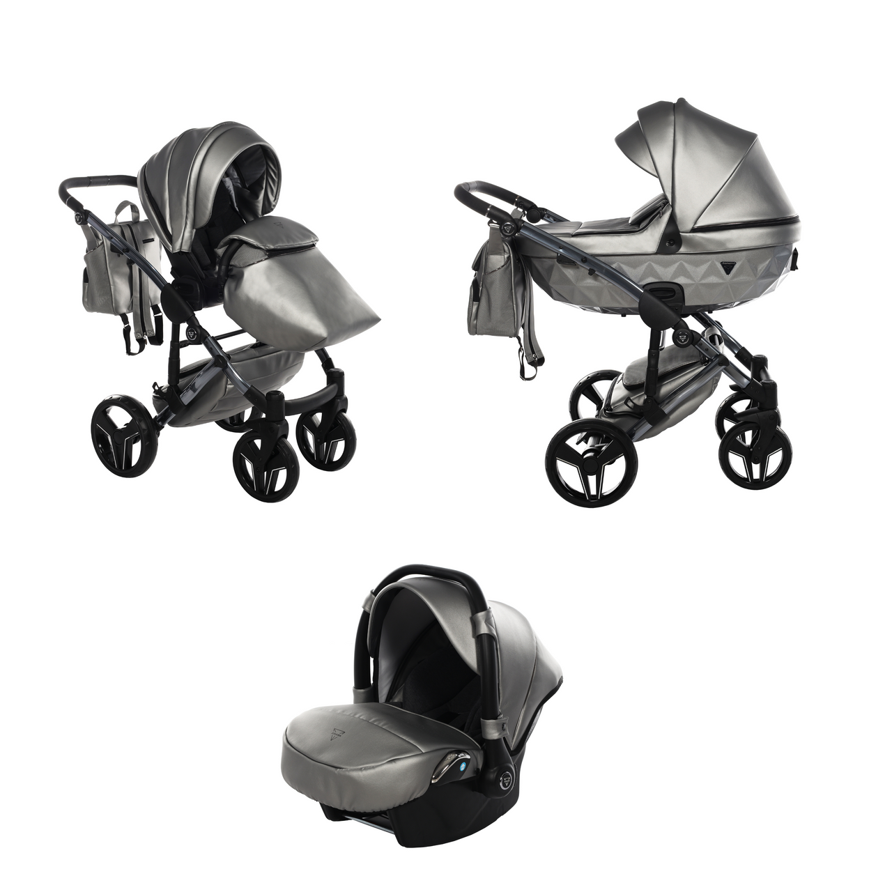 Junama S-Class 3 In 1 Travel System - Silver - No | For Your Little One