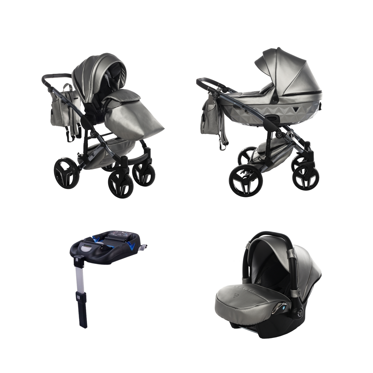 Junama S-Class 3 In 1 Travel System - Silver - Yes | For Your Little One