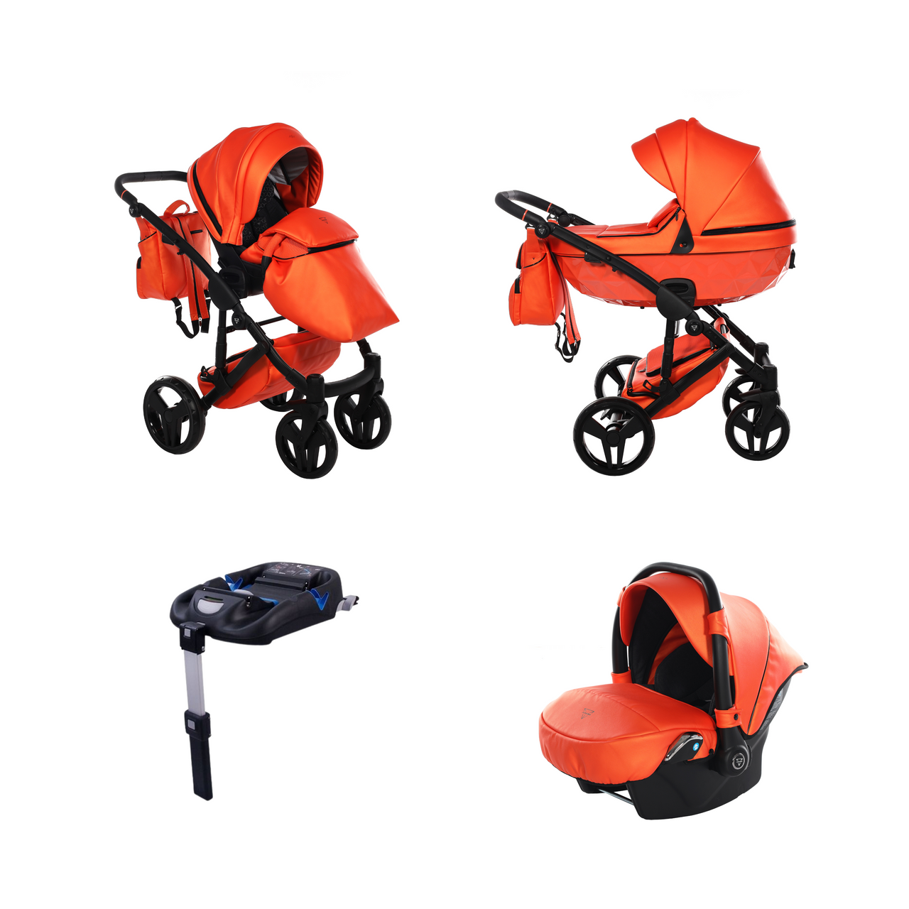 Junama S-Class 3 In 1 Travel System - Orange - Yes | For Your Little One
