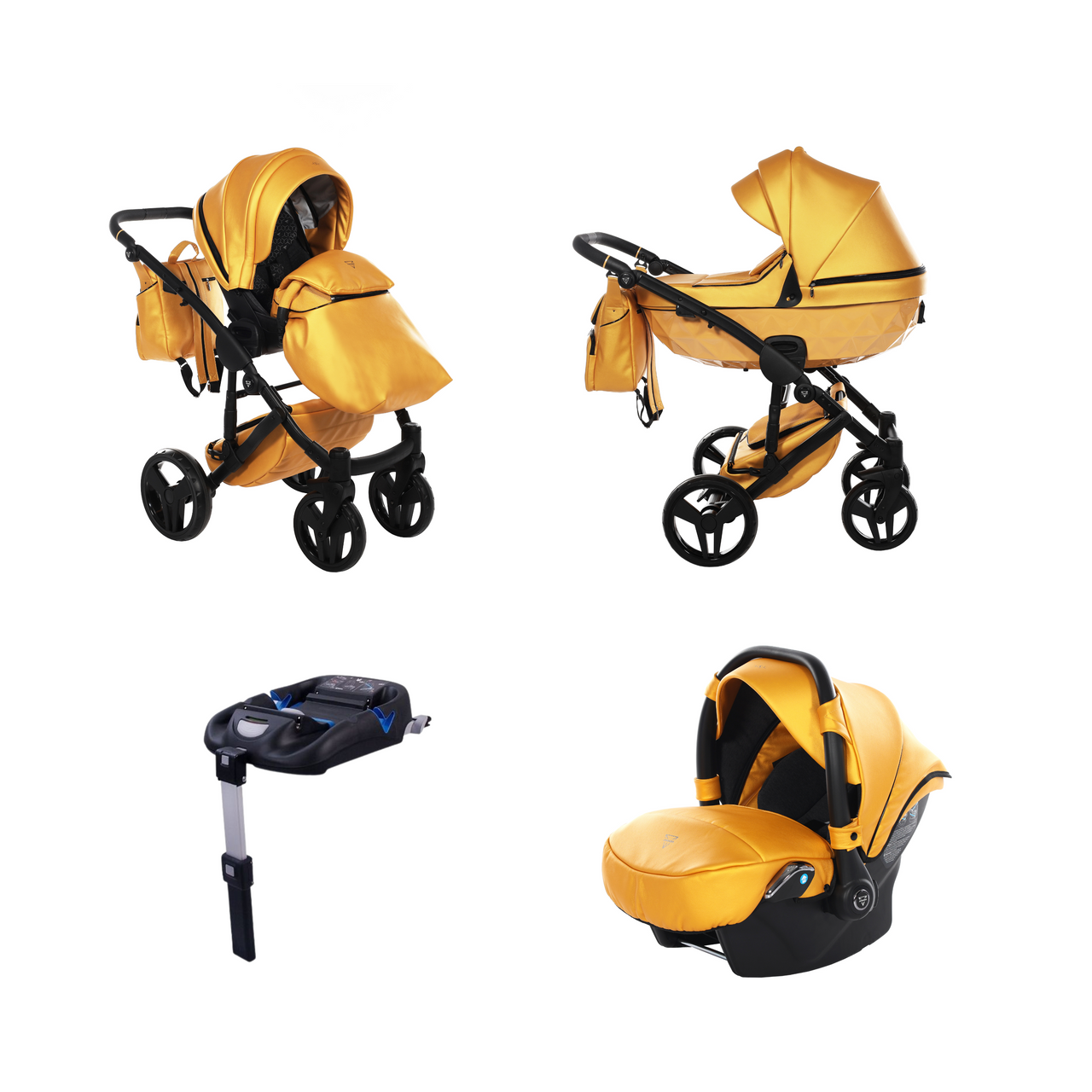 Junama S-Class 3 In 1 Travel System - Yellow - For Your Little One