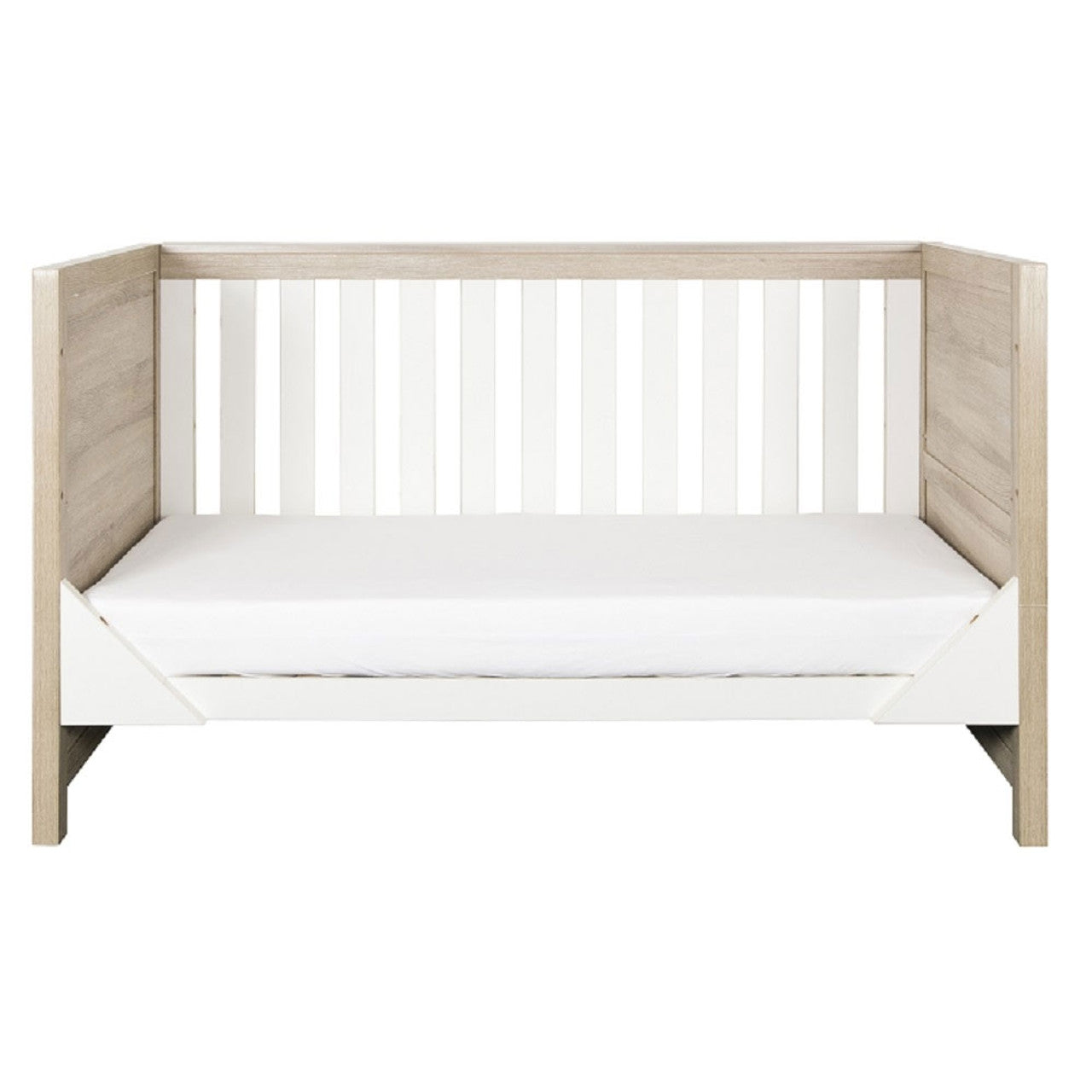 Tutti Bambini Modena Cot Bed - Oak / White - For Your Little One