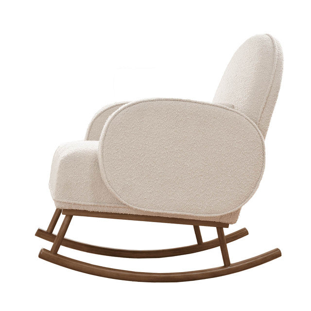 Tutti Bambini Micah Rocking Chair & Footstool - Boucle Fresh Cream -  | For Your Little One