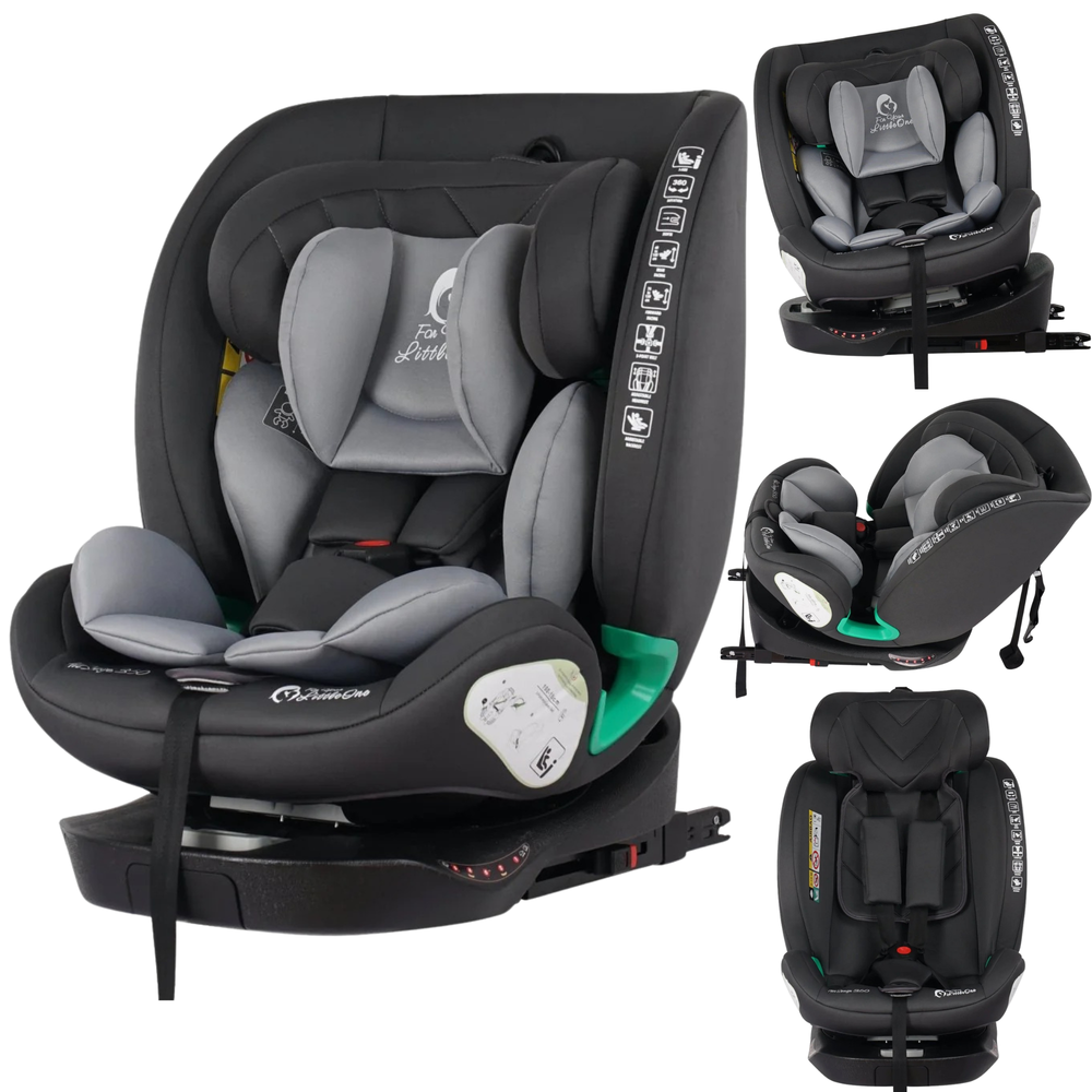For Your Little One AllStage 360 0/1/2/3 ISOFIX I-Size Car Seat - Slate Mist (Birth-12 Years)