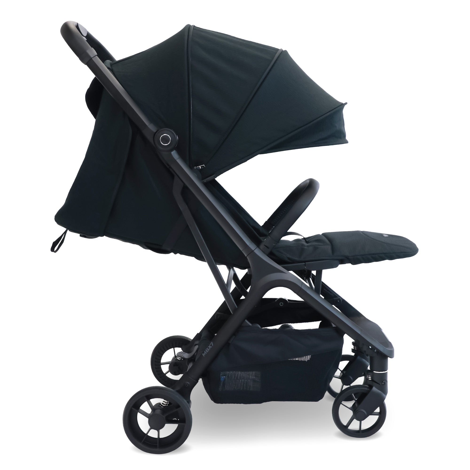 My Babiie MBX7 Plus Auto Fold Stroller - Black   