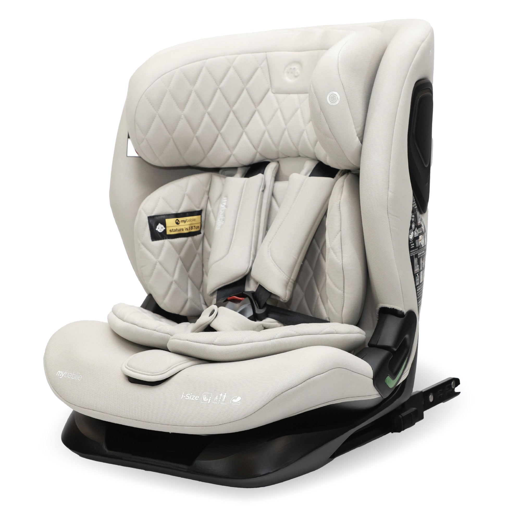 My Babiie i-Size Second Stage Car Seat (76-150cm) - Oatmeal