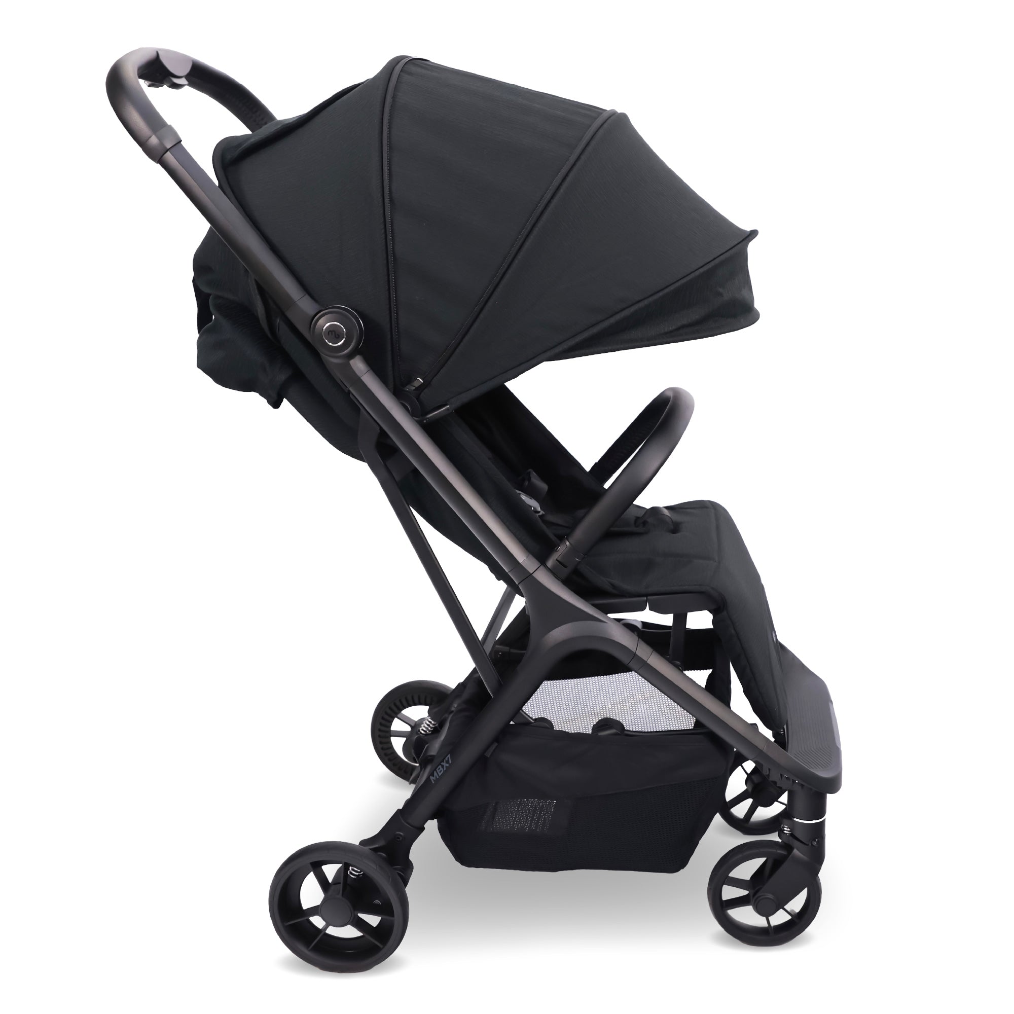 My Babiie MBX7 Plus Auto Fold Stroller - Black   