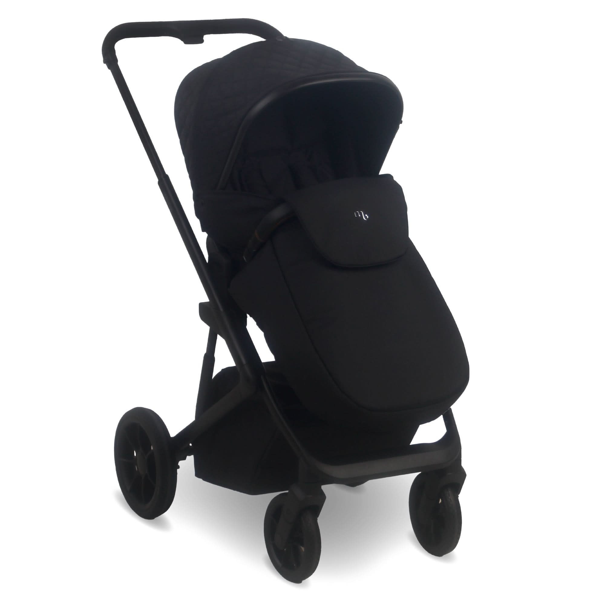 My Babiie MB500i 3-in-1 Travel System Wiith Base - Obsidian   