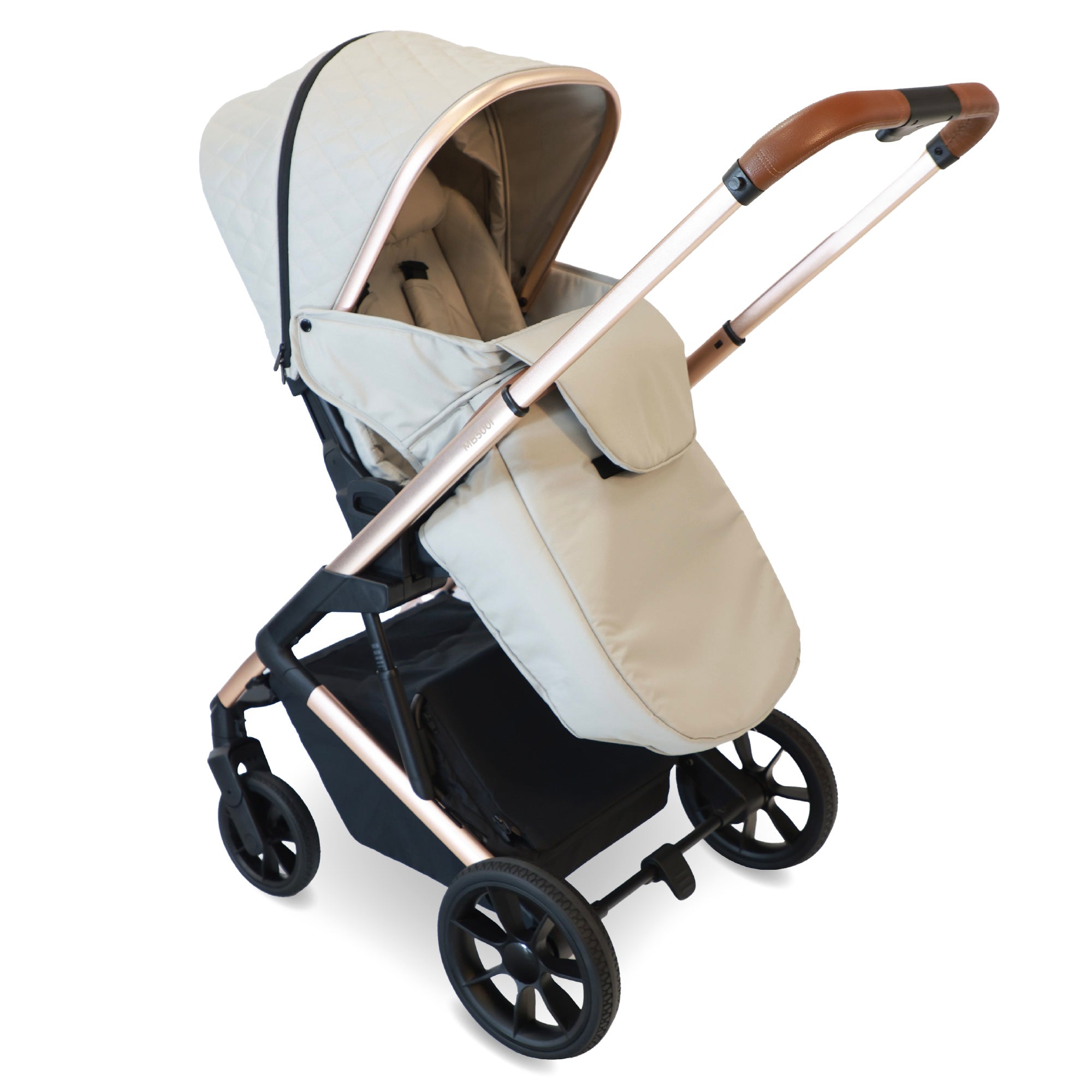 My Babiie MB500 2-in-1 Pushchair And Bassinet - Stone   