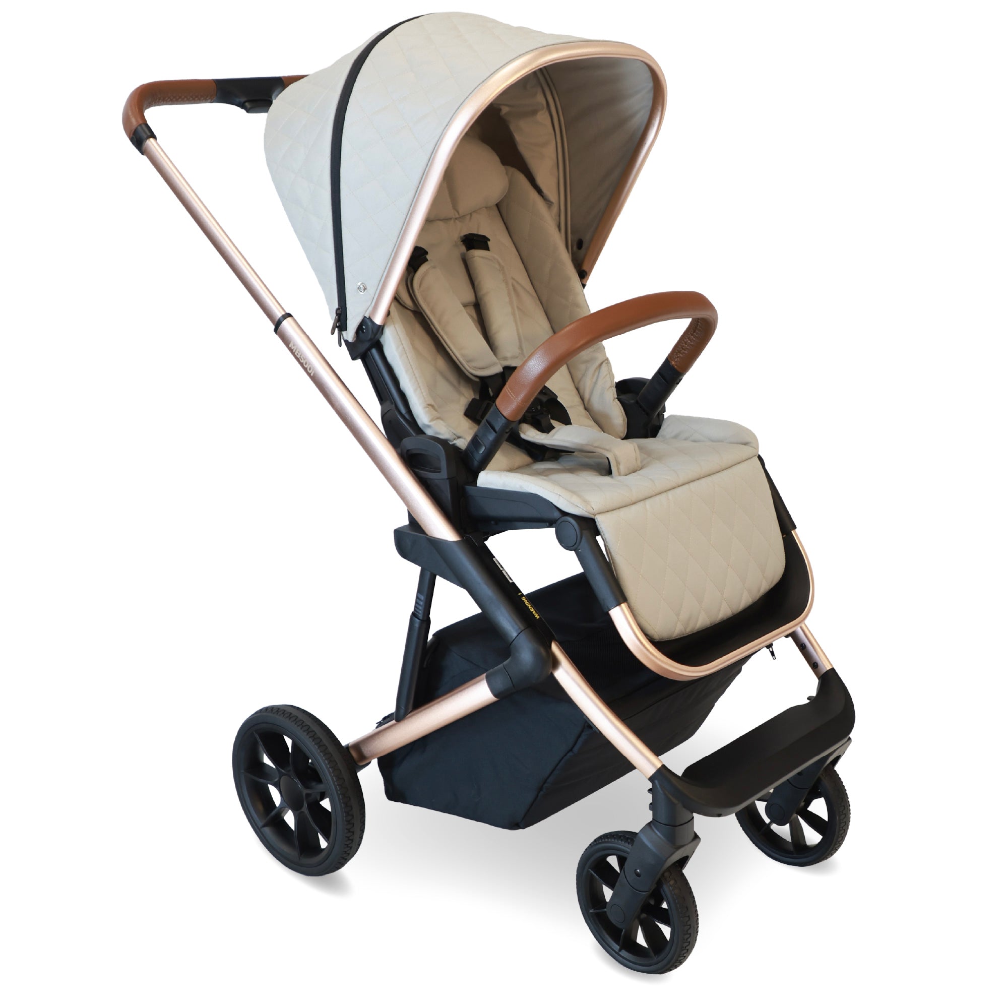 My Babiie MB500i 3-in-1 Travel System - Dani Dyer Rose Gold Stone