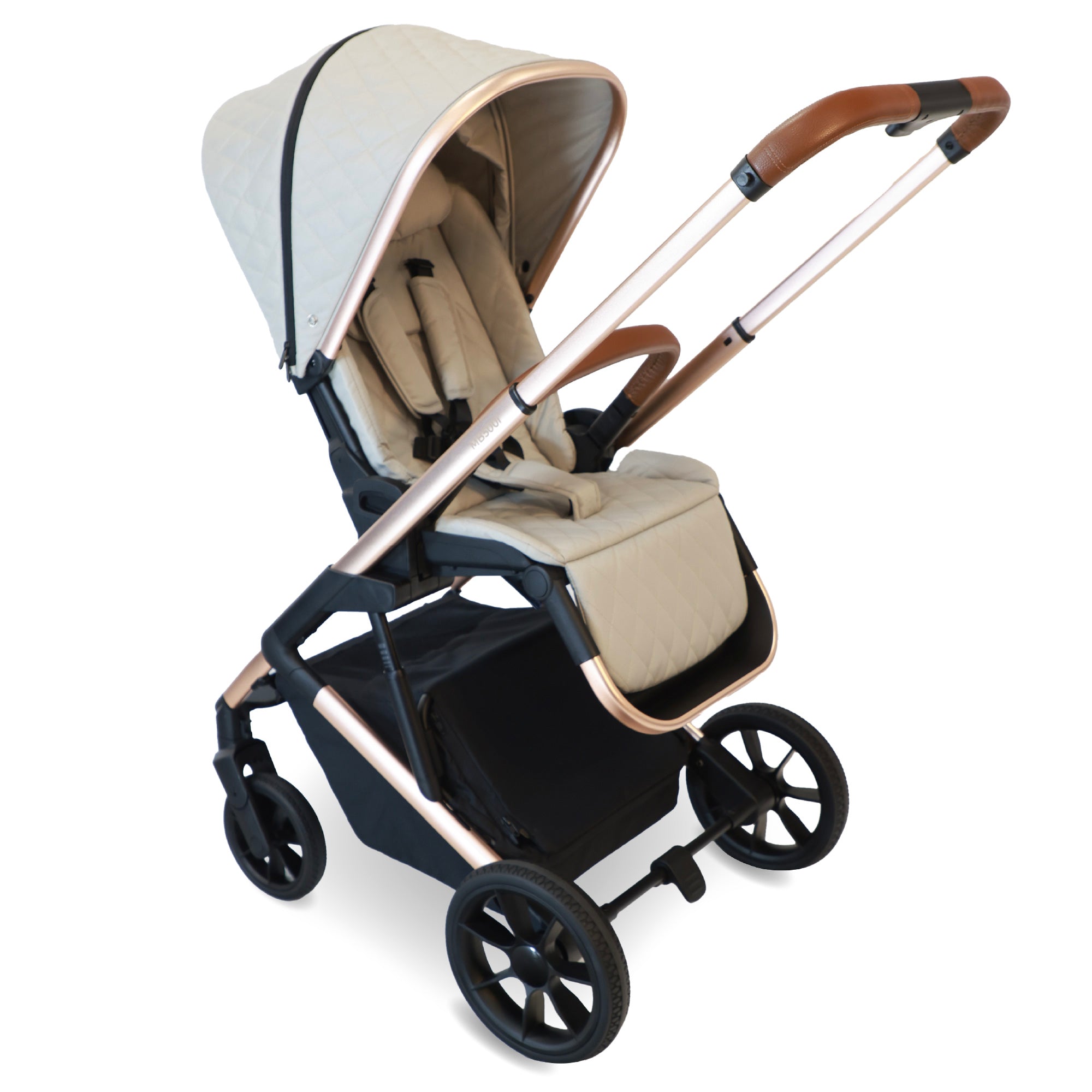 My Babiie MB500 2-in-1 Pushchair And Bassinet - Stone   