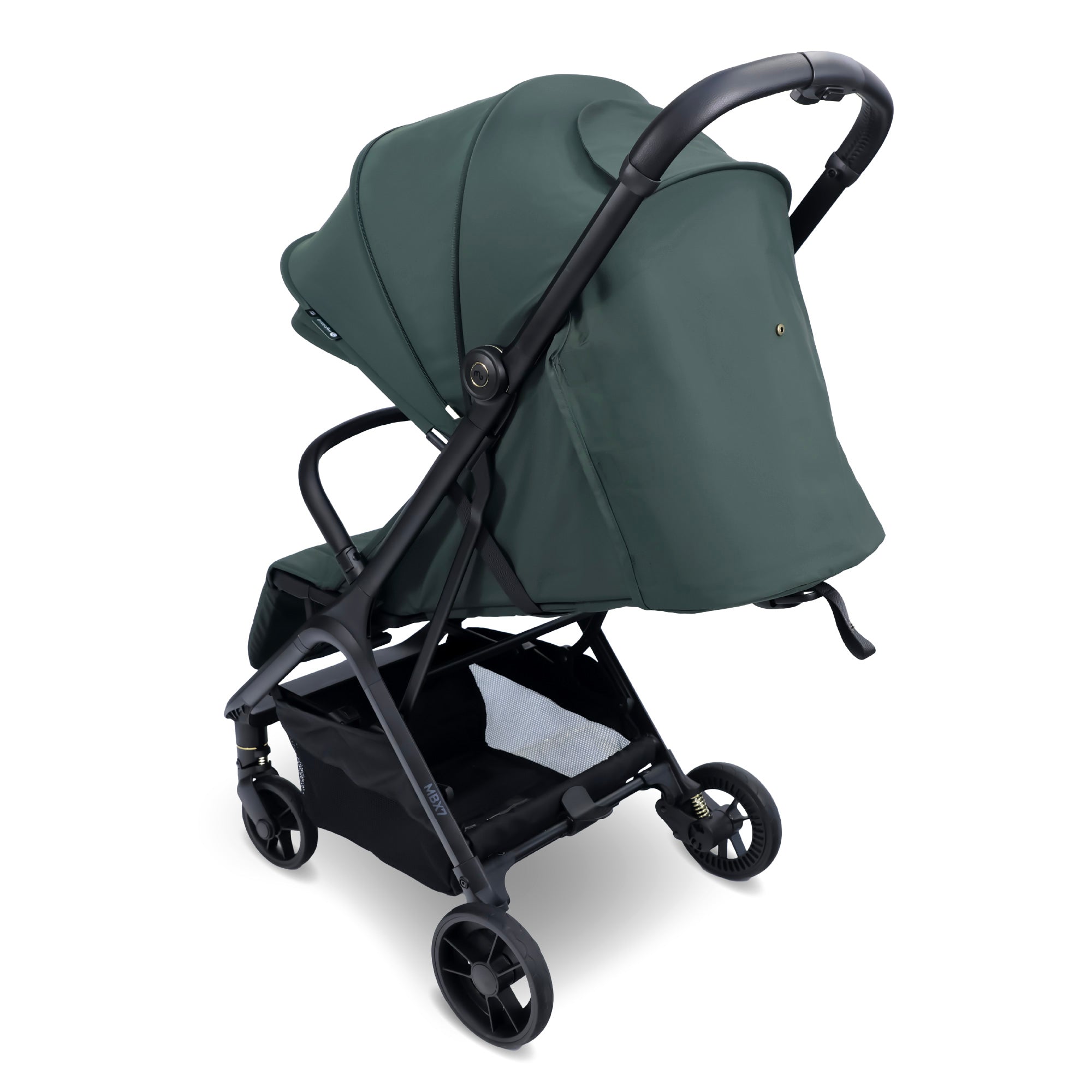 My Babiie MBX7 Plus Auto Fold Stroller - Forest Green   