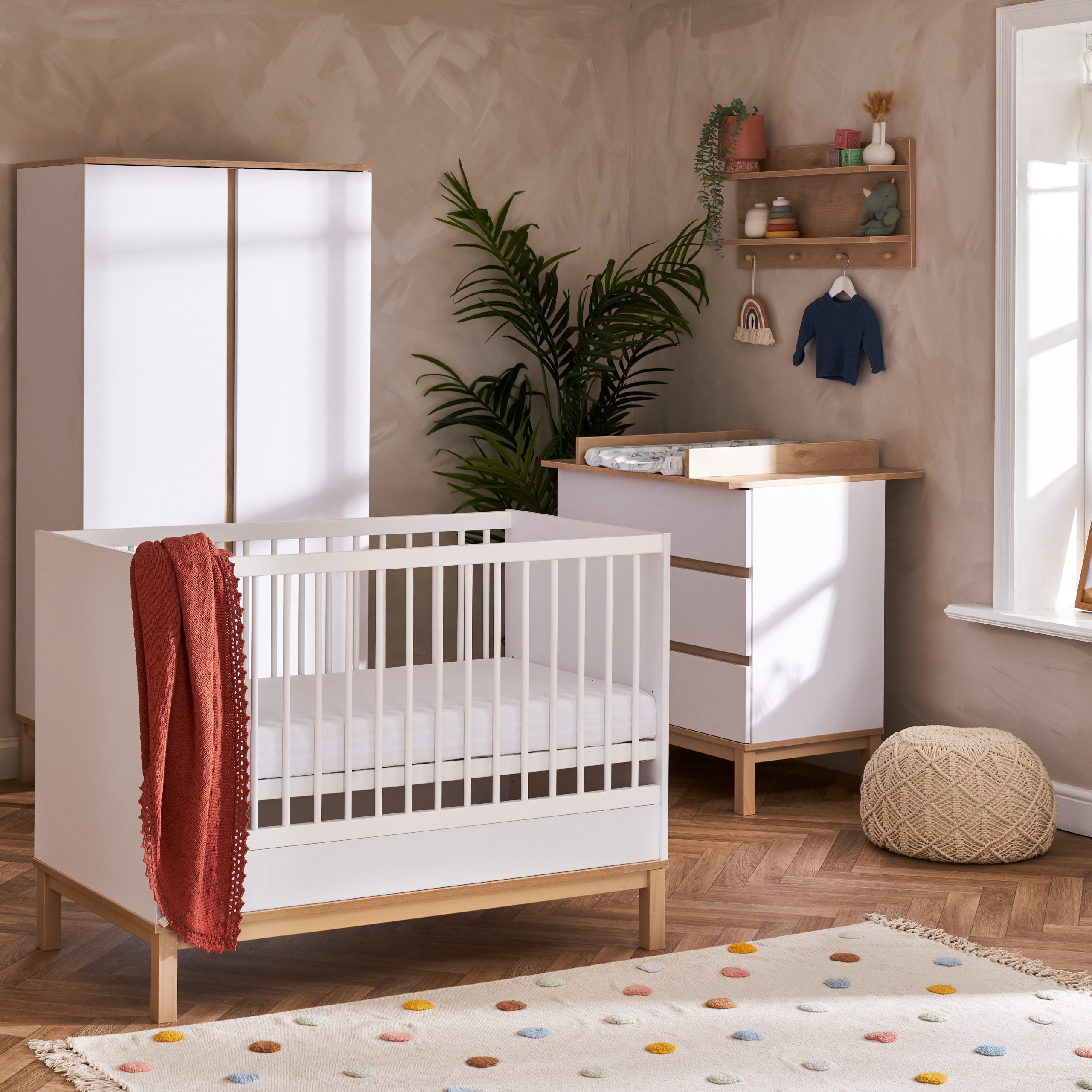 Obaby Astrid 3 Piece Room Set - White -  | For Your Little One