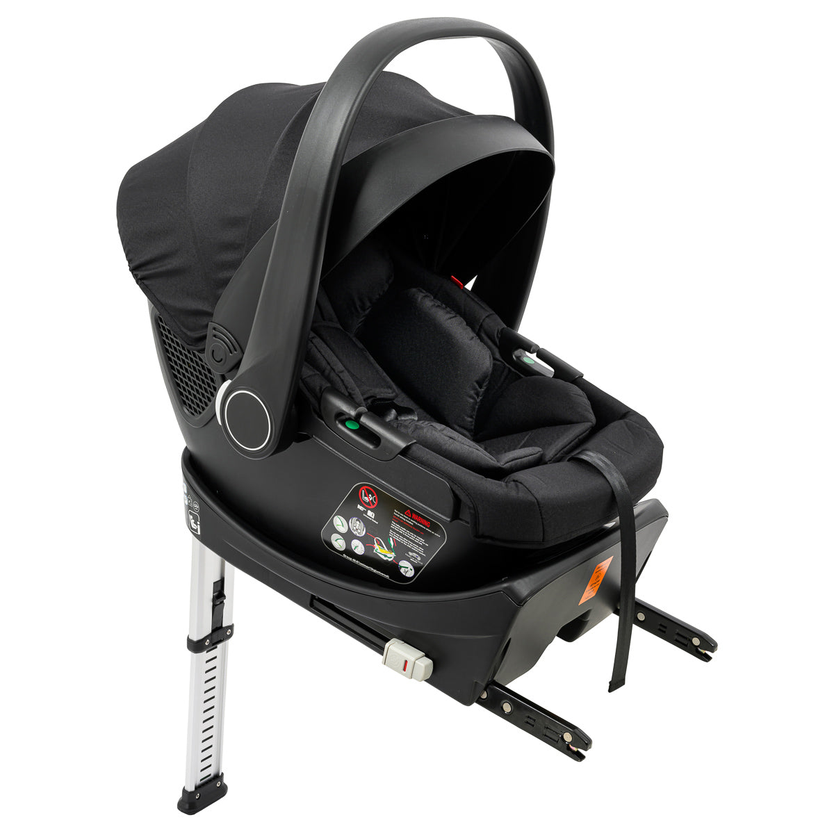 For Your Little One LITE 3 In 1 Travel System with i-Size Car Seat And Base - Black   