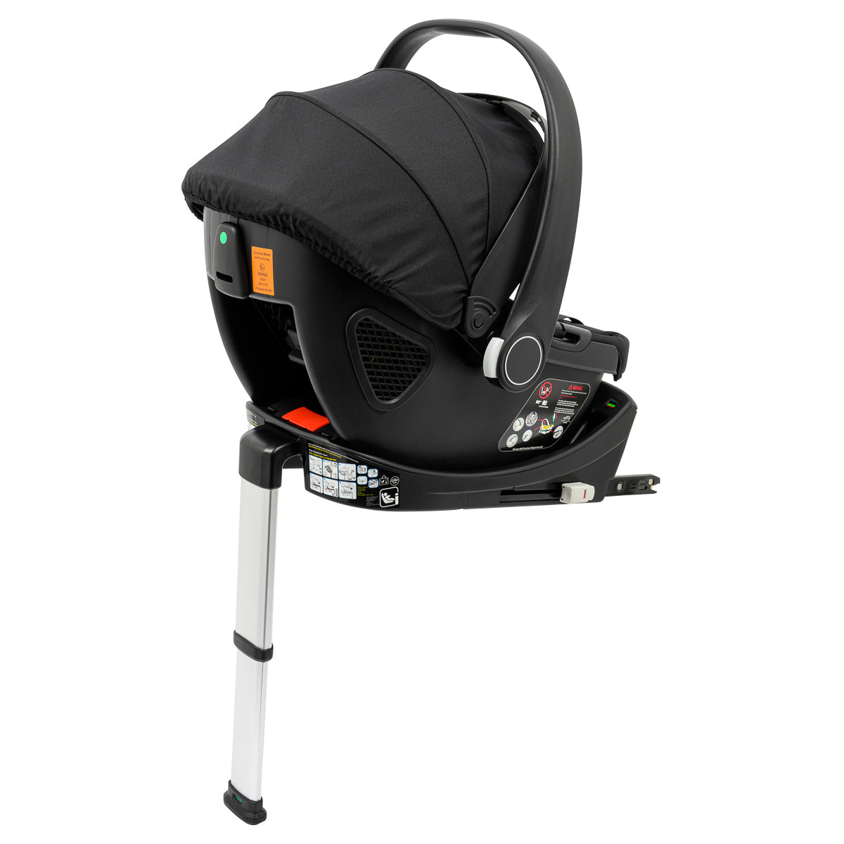 For Your Little One LITE 3 In 1 Travel System with i-Size Car Seat And Base - Black   