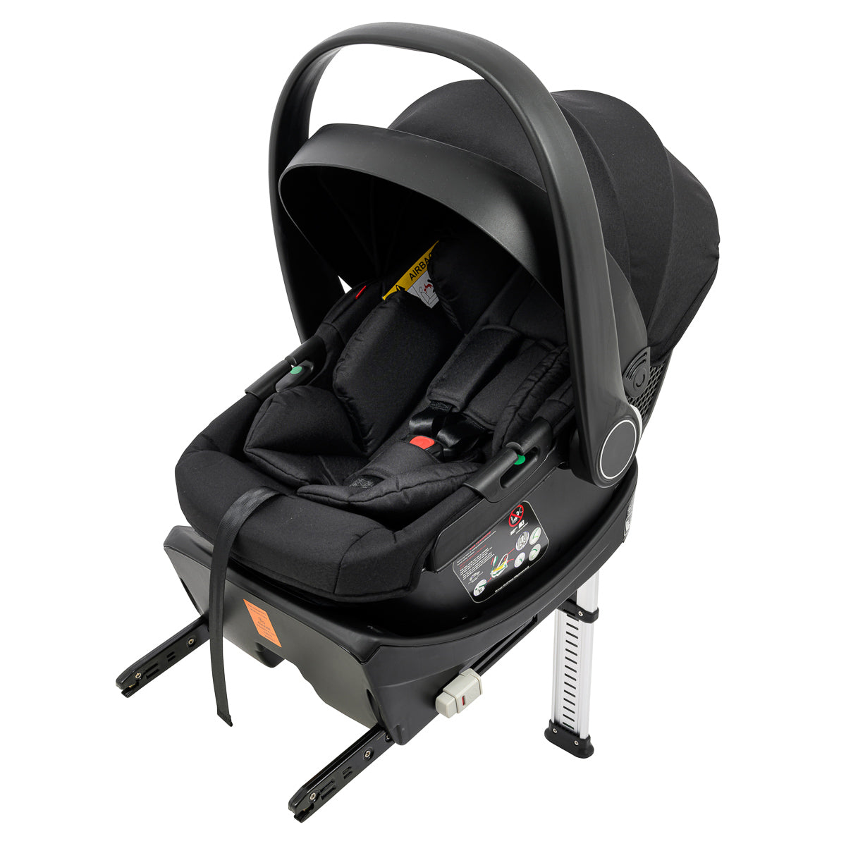 For Your Little One LITE 3 In 1 Travel System with i-Size Car Seat And Base - Black   