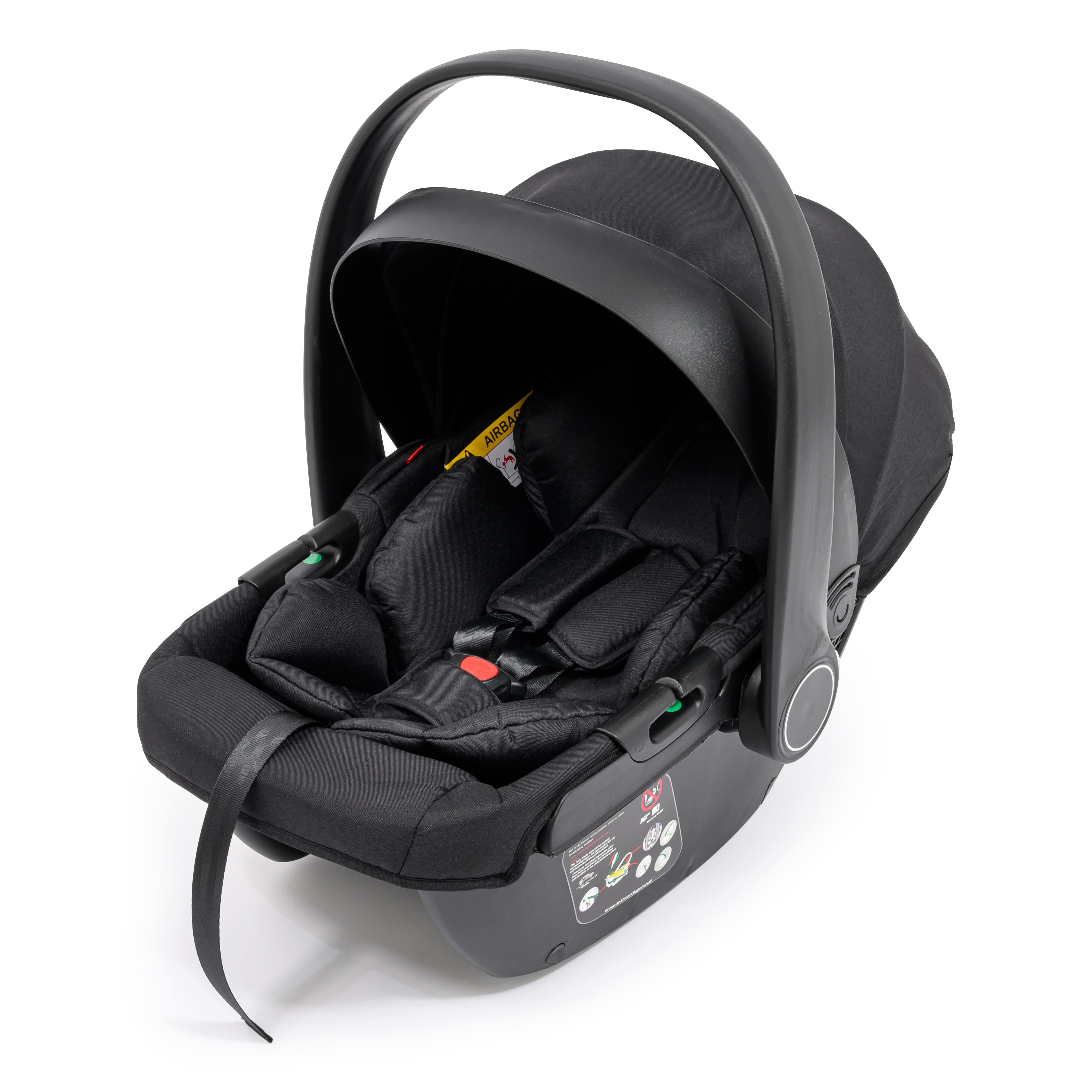 For Your Little One LITE 3 In 1 Travel System with i-Size Car Seat And Base - Black   