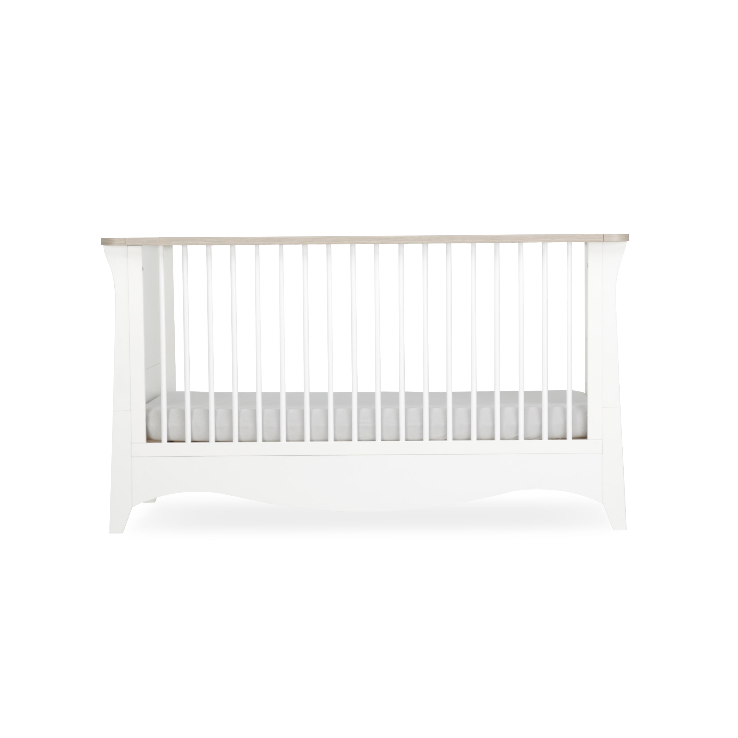 Cuddleco Clara Cot Bed - White & Ash