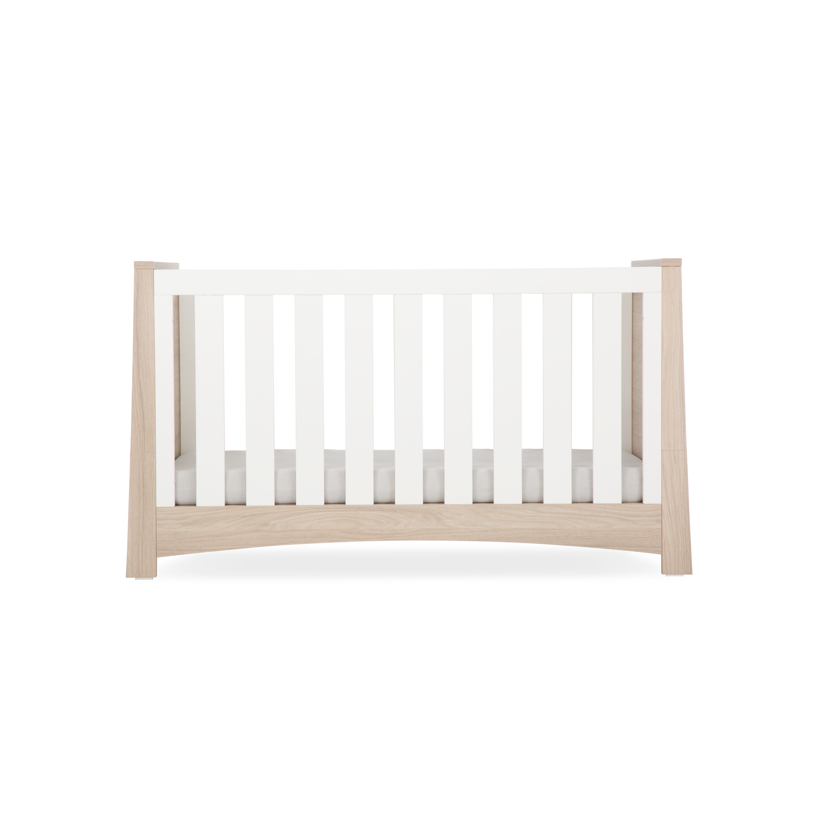 Cuddleco Lana Cot Bed - Ash & White